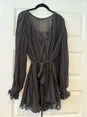 Pleated Romper